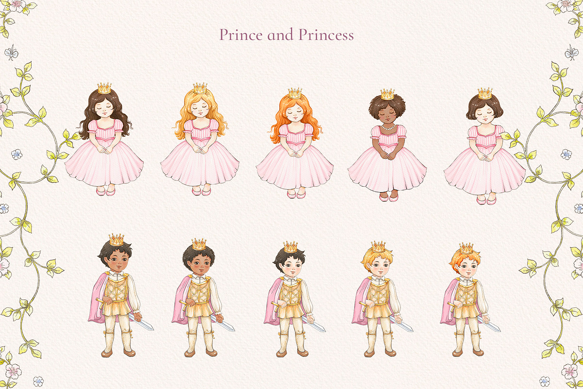 Magic Kingdom Pink clip art, a Decorative Illustration by Ekaproeka (Photo 6 of 6)