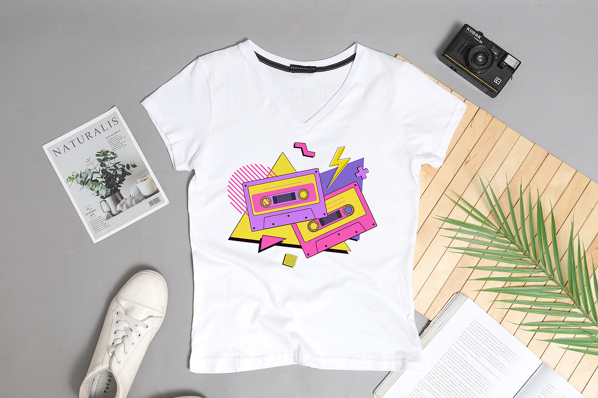 90s Retro vector illustration, an Object Illustration by Nadezhda Mikhailova (Photo 9 of 15)