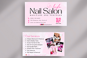 Custom Nail Salon Business Card, a Business Card Template by Elegant_Studio44 (Thumbnail 2 of 6)
