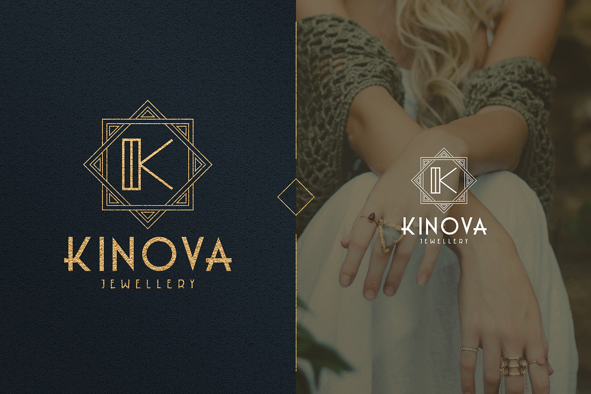 Art Deco A-Z Logo Templates, a Branding & Logo Template by VP Fonts (Photo 12 of 29)