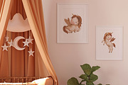 MAGIC PEGASUS. Watercolor clipart, an Animal Illustration by OlliArtDesign (Thumbnail 3 of 5)