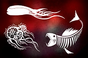 22 Scary Illustrations(SVG and more), a Brush Add-On by xresch (Thumbnail 5 of 8)