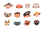 Funny abstract character avatars set, an Animal Illustration by Good Studio (Thumbnail 3 of 5)