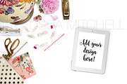 Pink & Gold Styled Desktop Mockup#33, an iPhone Mockup by MMStyledStock (Thumbnail 3 of 3)