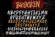 Brocken - Caps Rough Font, a Blackletter Font by Weape Studio (Thumbnail 8 of 8)