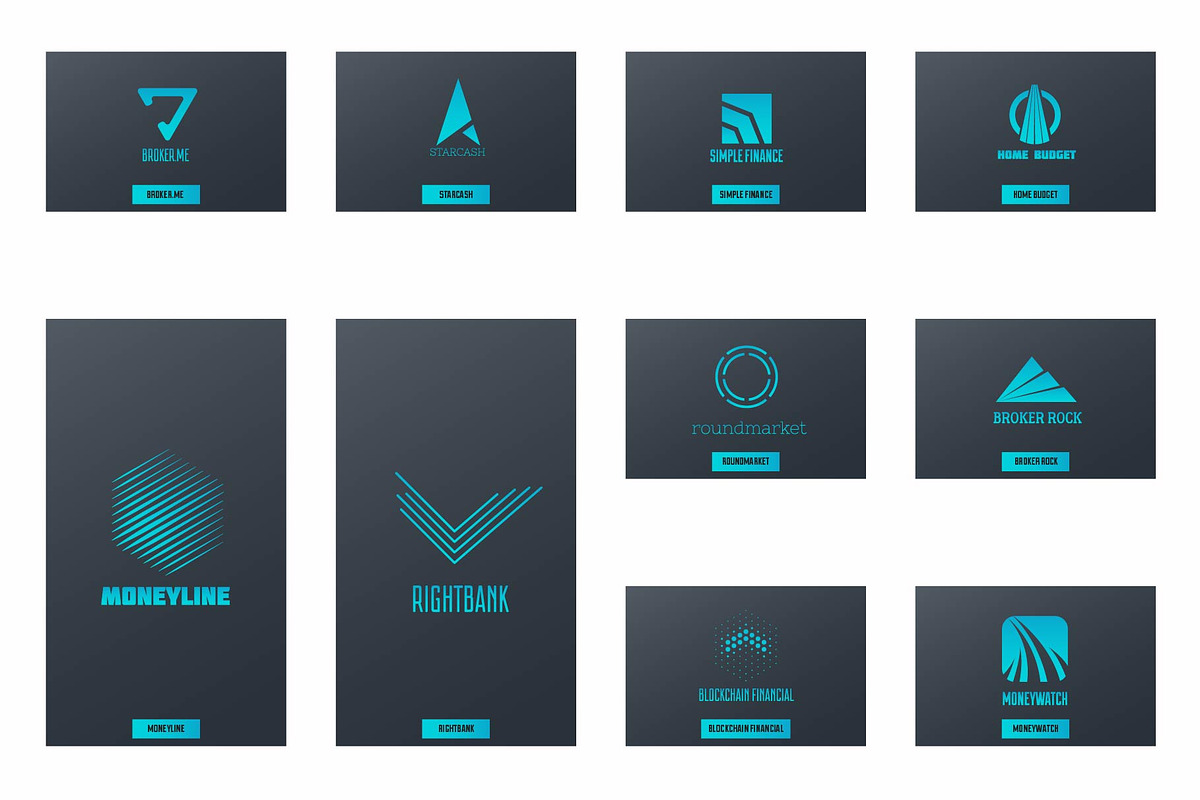 Finance & Marketing logo, a Branding & Logo Template by airunreal (Photo 6 of 7)