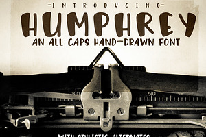 Humphrey Hand-Drawn Font