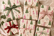 Christmas Tree Seamless Pattern, a Seasonal Illustration by Oleksandra Illustrates (Thumbnail 4 of 6)