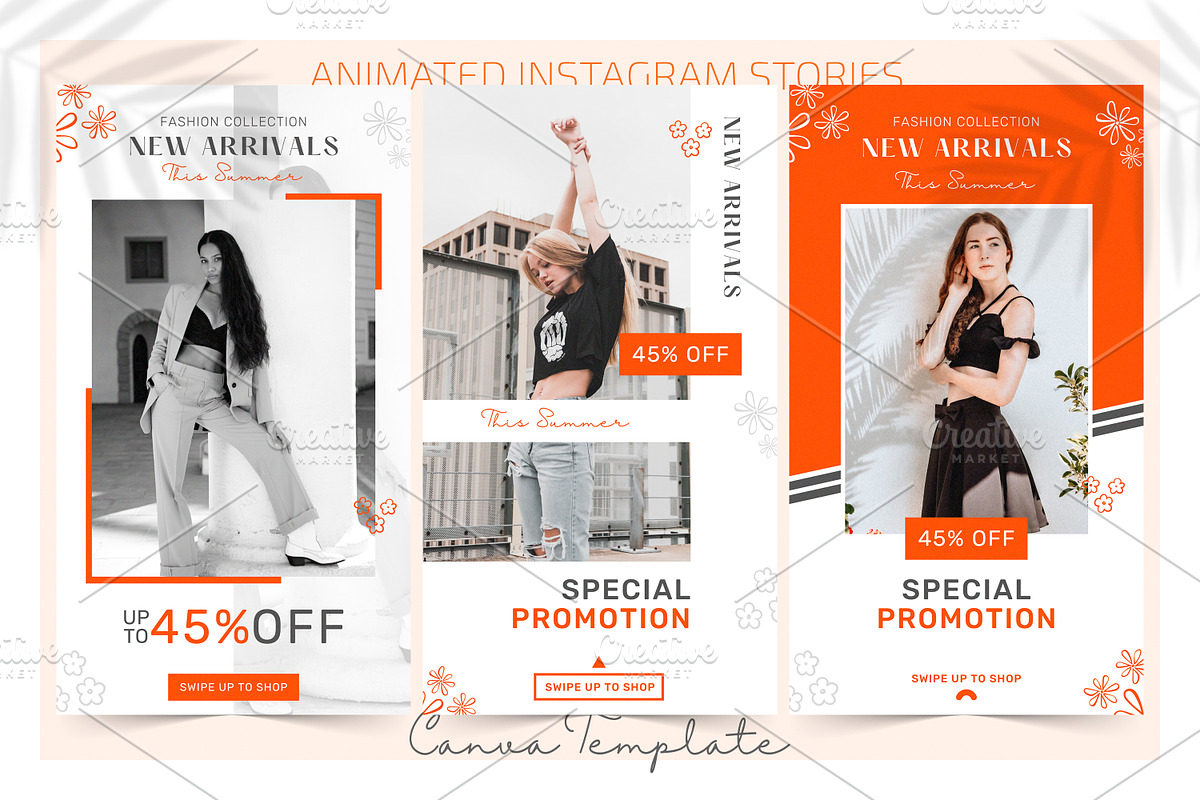 Canva Animated Instagram Stories, a Social Media Template by UINVI ...