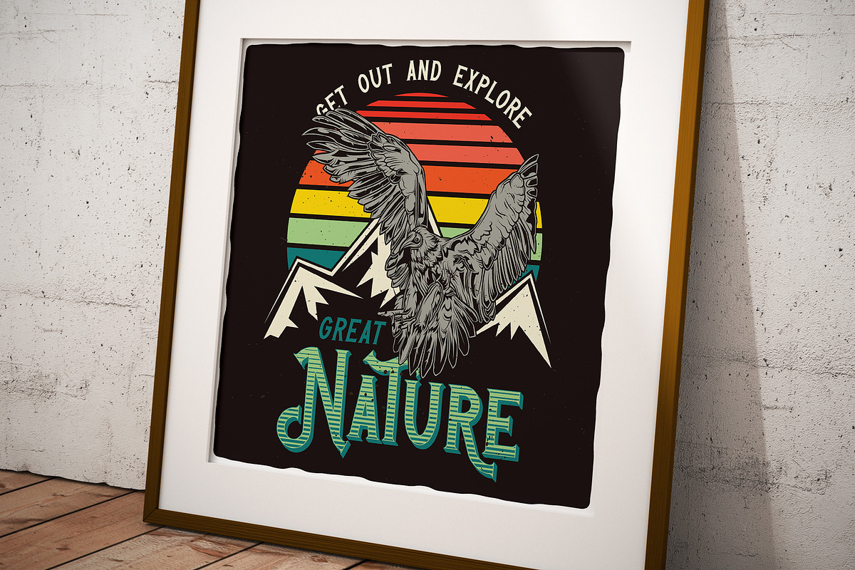 Outdoors Layered Font preview 7