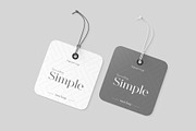 square clothing tag psd mockup, an Advertising Mockup by graphypix (Thumbnail 3 of 4)