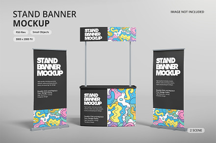Stand Mockup, a Product Mockup by Double Click Zone