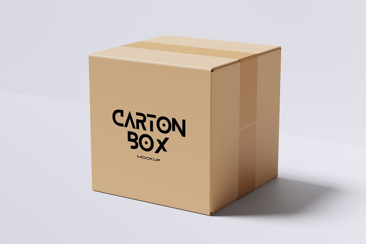 Carton Box Mockup, a Packaging Mockup by Twins_studio926 (Photo 2 of 5)
