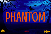 PHANTOM, a Font by Pinisi ART (Thumbnail 1 of 10)