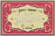 Victorian Fonts Collection, a Serif Font by Burntilldead (Thumbnail 4 of 10)