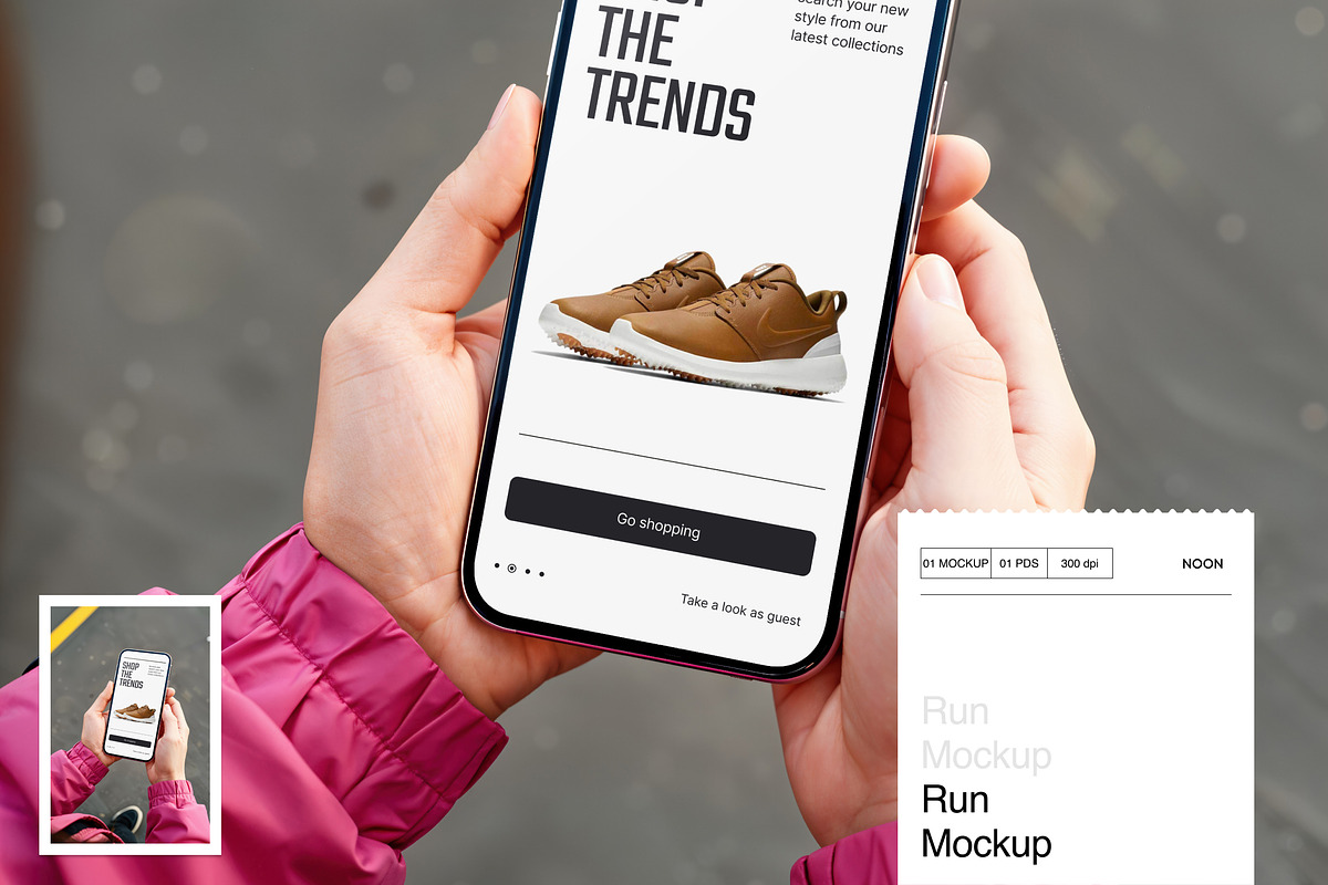 Sport & Lifestyle Mobile App Mockup, an iPhone Mockup by Oday Noon (Photo 3 of 12)
