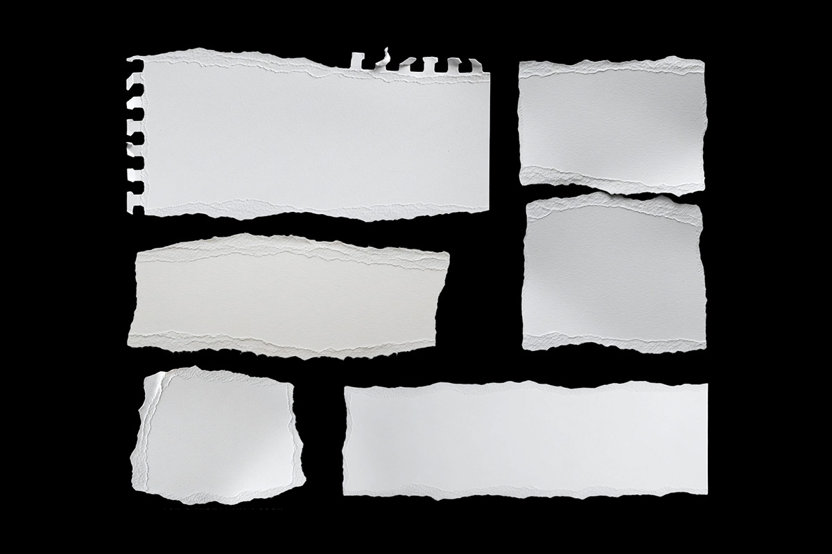 Ripped Torn Paper Set PNG, a Texture Graphic by iHemalaya (Photo 3 of 4)
