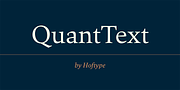 Quant Text, a Serif Font by Hoftype (Thumbnail 1 of 7)