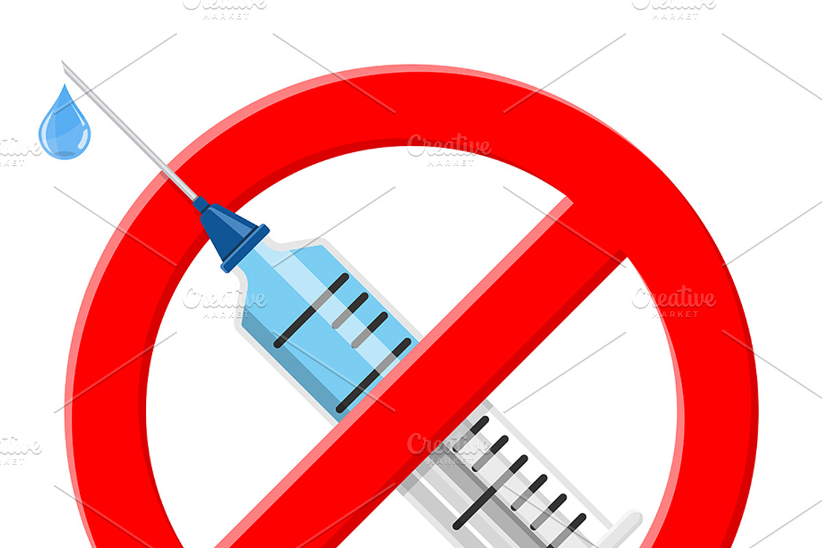 Refusal of Vaccination Concept, a Healthcare Illustration by TAlex (Photo 4 of 6)