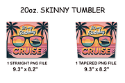 Birthday Cruise 20oz Tumbler Wrap, an Arts & Entertainment Photo by LamanAzalea (Thumbnail 2 of 2)