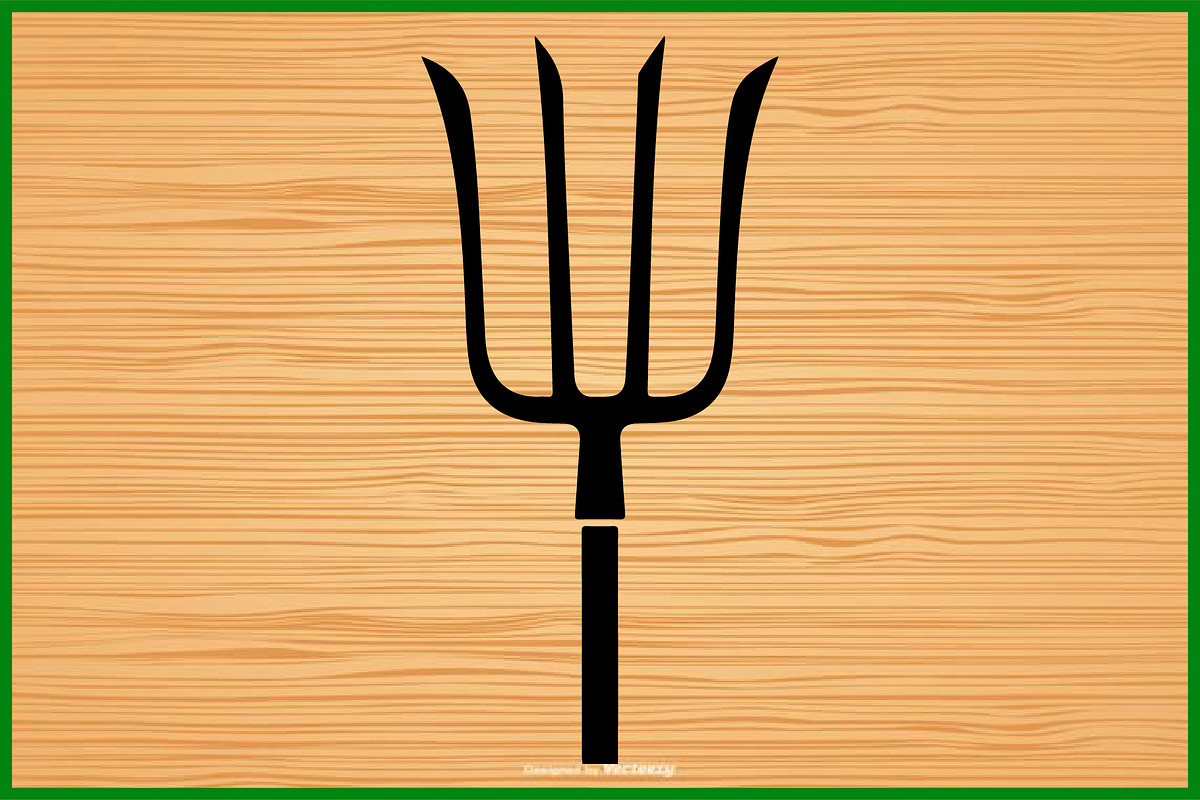 17 Farm Tool Pitchfork Silhouette Bu, an Illustration by Creativeshirt (Photo 3 of 4)