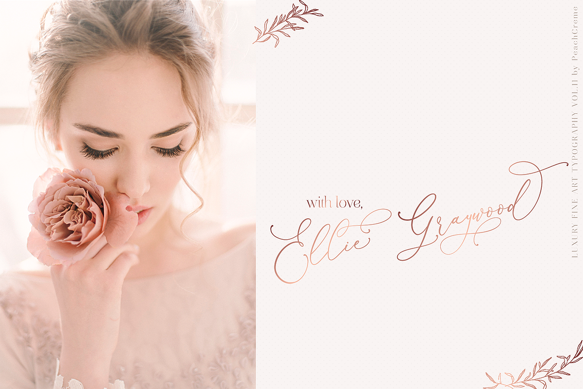 Darling Modern // Luxury Font, a Script Font by PeachCreme (Photo 16 of 29)