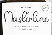 Masterline, a Handwritten Font by InermediaSTUDIO (Thumbnail 1 of 8)