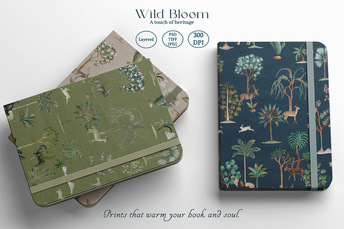 Wild Bloom Prints & Patterns, a Pattern Graphic by GND ART STUDIO (Photo 4 of 8)