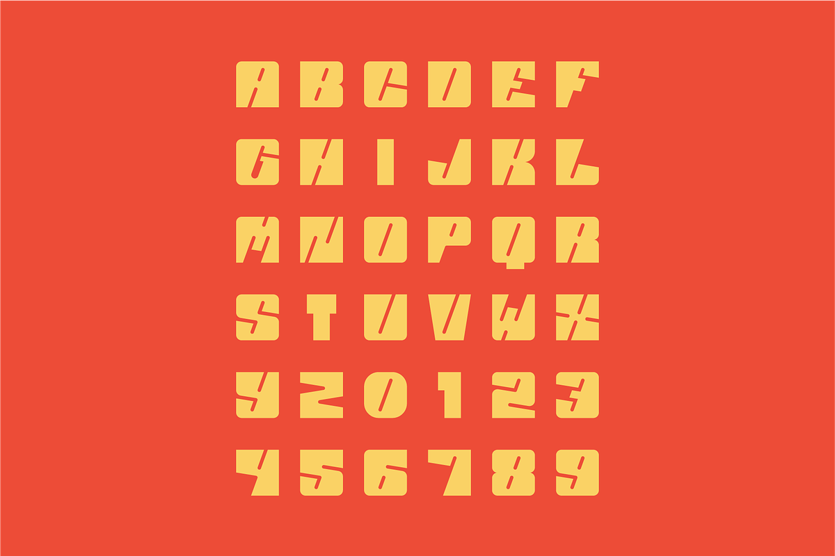 Seglano — Heavy Modular Display Type, a Sans Serif Font by Elyas Beria Studio (Photo 16 of 20)