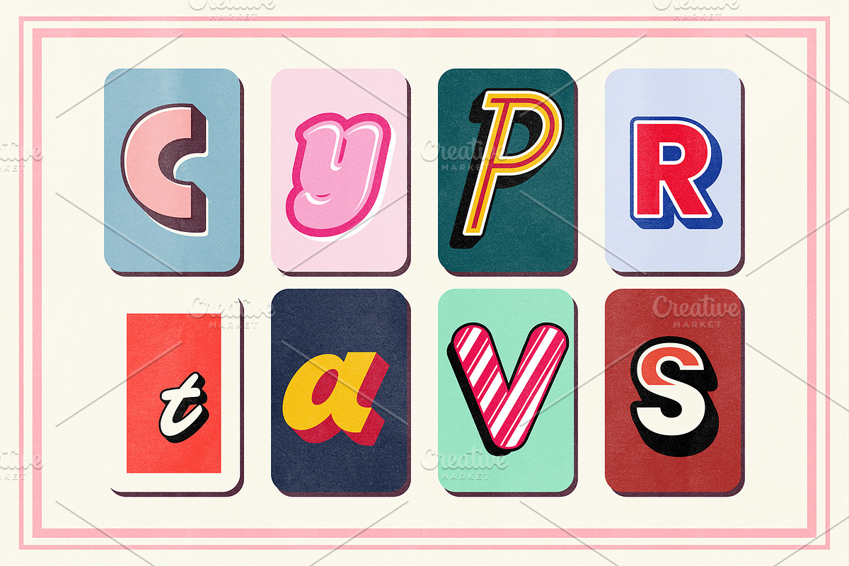 Soda Fountain Graphic Styles, a Layer Style Add-On by Mutant Lagoon (Photo 2 of 10)