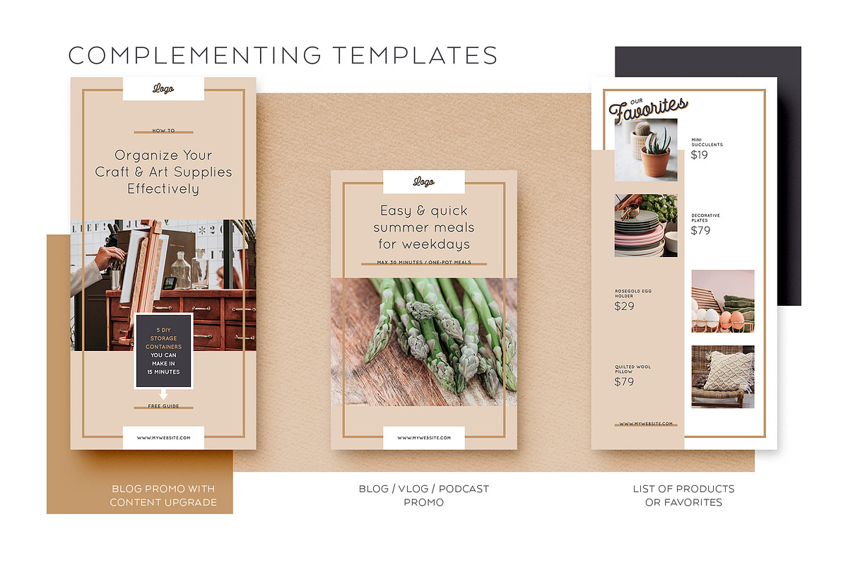 BOTANICA 30 Pinterest Templates, a Social Media Template by Andimaginary Creative Co. (Photo 6 of 8)