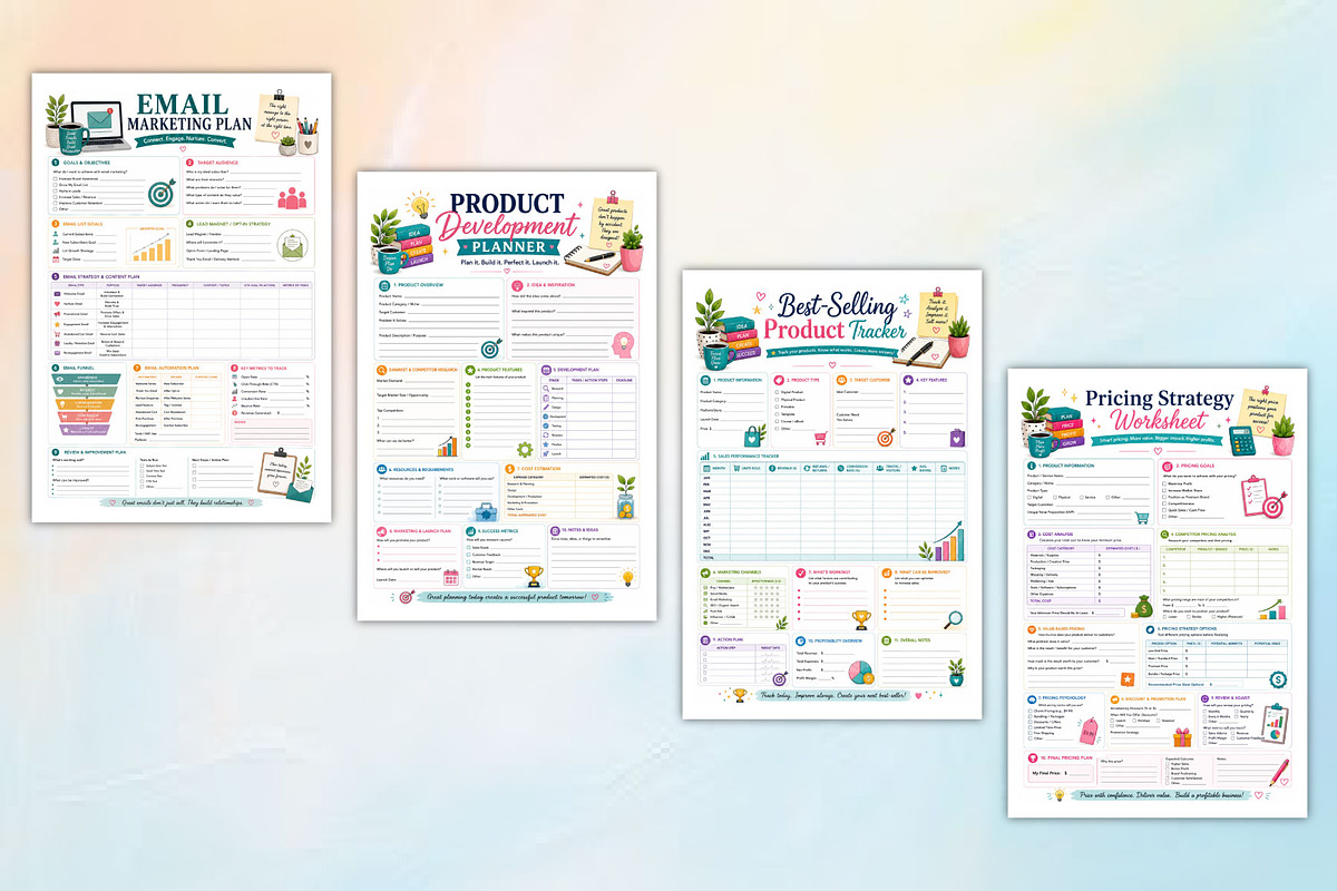 2027 Business Growth Planner, a Stationery Template by Designmela01 (Photo 3 of 4)