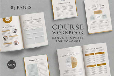 Course Workbook Canva Template