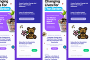 Charity Program Email Newsletter, an UI Kit Template by SquidPixey (Thumbnail 5 of 6)