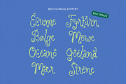 Dreaming Ocean | Curly Whimsy Font, a Handwritten Font by type peace (Thumbnail 6 of 15)
