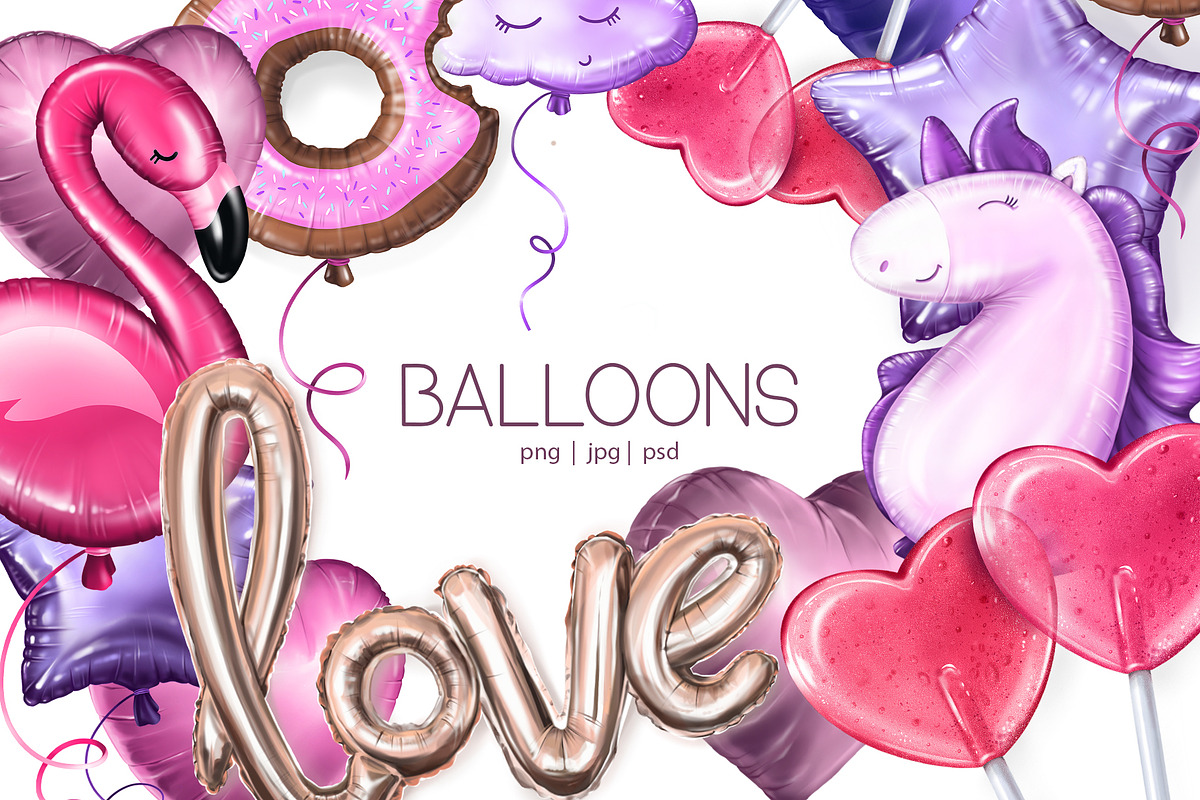 Balloons, an Illustration by YuliaBiser (Photo 1 of 4)