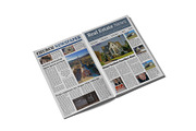 Newspaper Mockup, a Mockup by mockupbuys (Thumbnail 4 of 8)