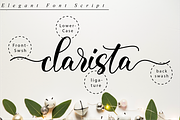 Clarista Script, a Script Font by Nissa Studio (Thumbnail 10 of 12)