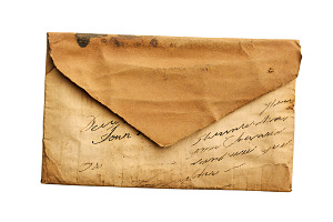 A Faded Cursive Old Letter Png, a Graphic by VetalStock
