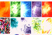 40 Hand-Painted Watercolor Abstract, a Texture Graphic by Irina (Thumbnail 3 of 6)