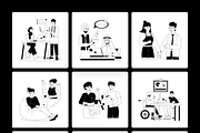 Animated Multicultural Illustrations, a Person Illustration by Prosymbols (Thumbnail 9 of 11)