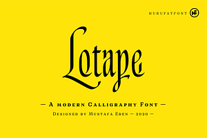 Lotape Modern Script