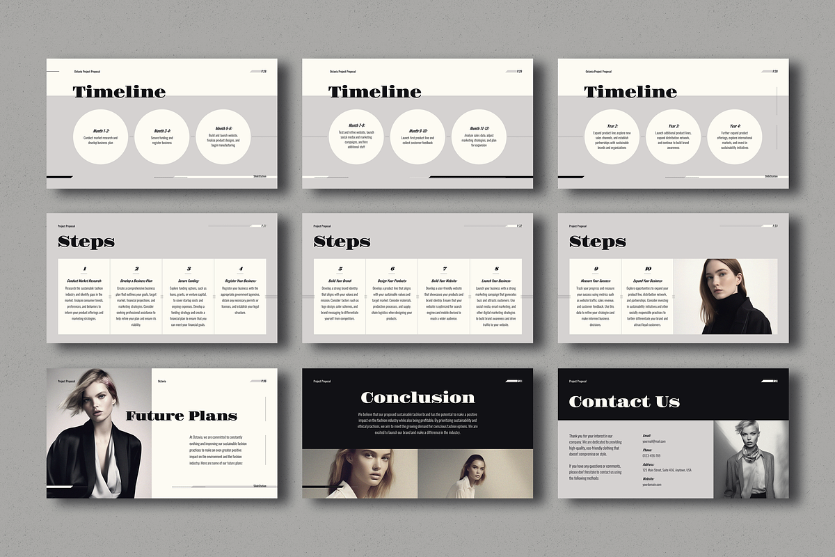 Octavia - Proposal Template, a Presentation Template by SlideStation (Photo 11 of 11)