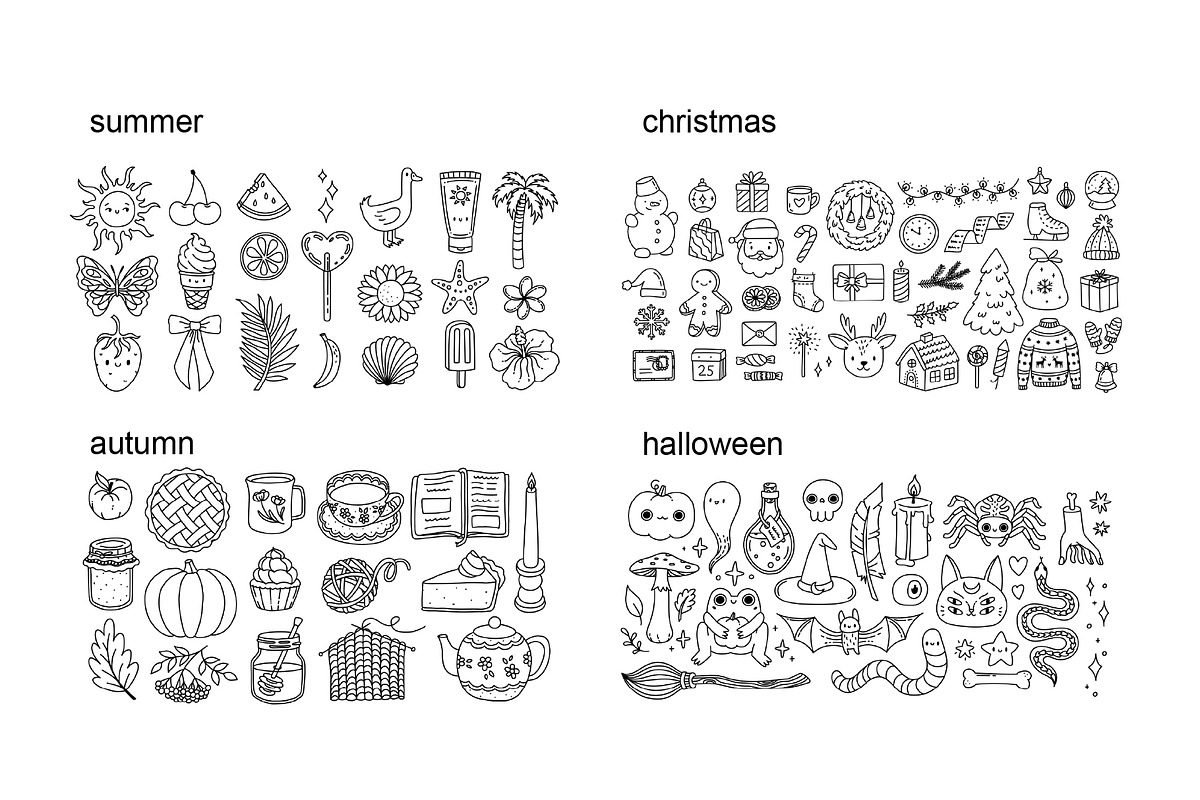 Hand-drawn Doodles Bundle of Bundles, an Object Graphic by Kristina Chistiakova (Photo 2 of 5)