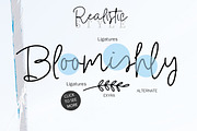 Realistic Style Font + 6 Logos, a Script Font by Artstudio (Thumbnail 9 of 10)
