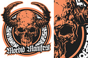 Horned Skulls, a Decorative Illustration by daver2002ua (Thumbnail 2 of 3)