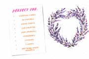 Lavender Mother’s Day Clipart, an Illustration by Watercolor design (Thumbnail 11 of 13)