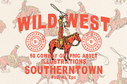 50 Illustration cowboy, an Object Illustration by Southerntown (Thumbnail 1 of 8)
