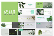 Green Word - FB Cover Pack, a Social Media Template by pmvch (Thumbnail 1 of 3)