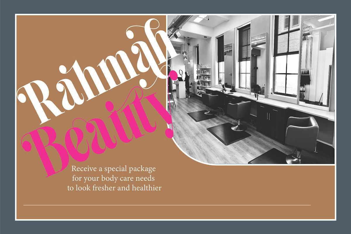 Saniyah, a Sans Serif Font by AleraStudio (Photo 3 of 7)